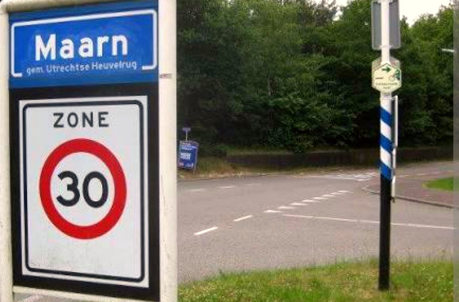 Plaatsnaambord van Maarn, gemeente Utrechtse Heuvelrug